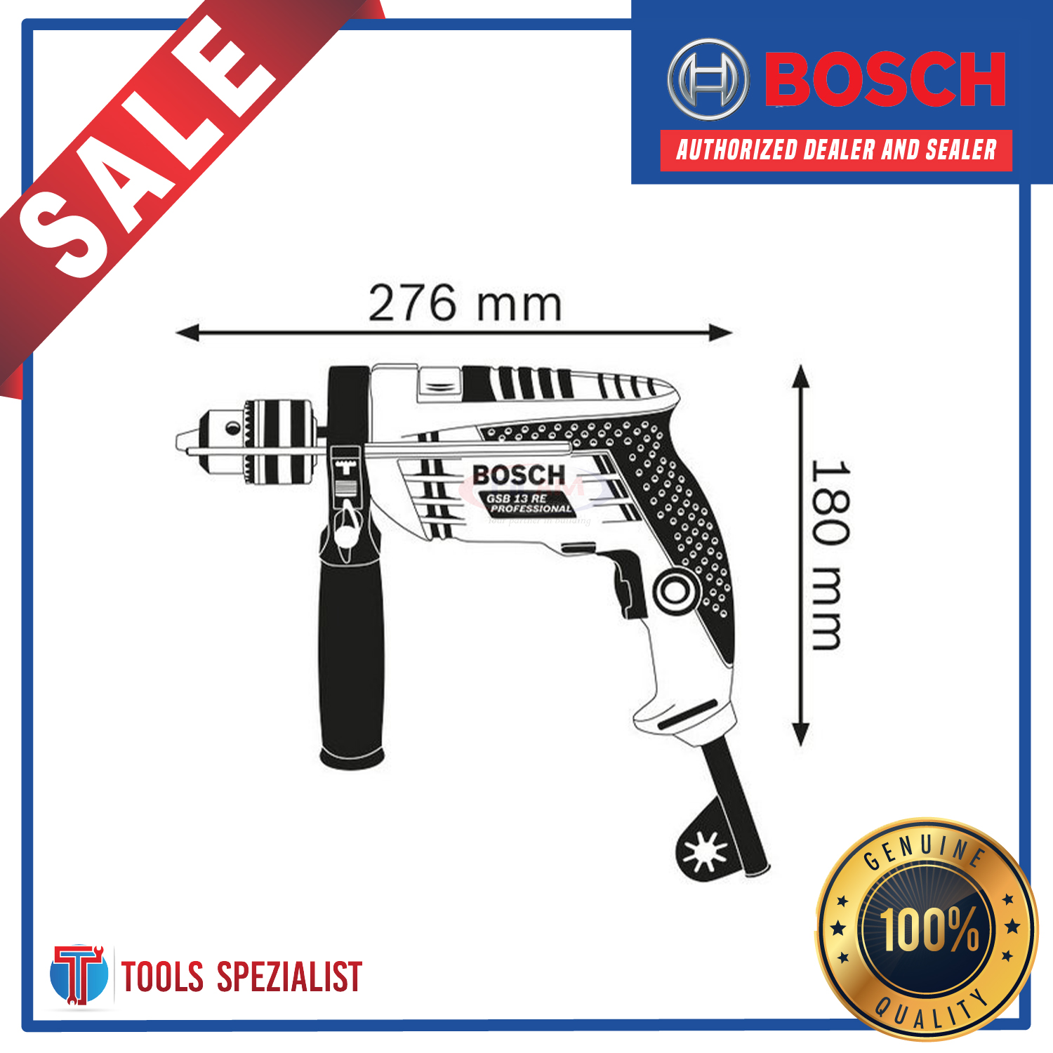 GSB 13 RE Impact Drill Professional Hand Tools 3