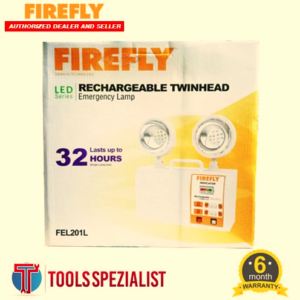 Firefly Rechargeable Twinhead Emergency Lamp - FEL201L - Image 5