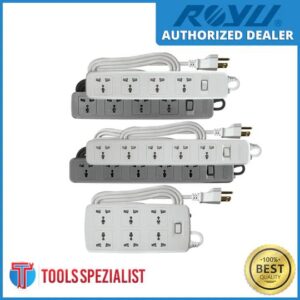 ROYU REDEC605 POWER EXTENSION CORD WHITE - Image 1