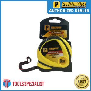 POWERHOUSE NYLON TAPE MEASURE 8M X 25MM - Image 1