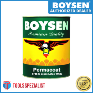 BOYSEN B715 PERMACOAT SG LATEX WHITE PLASTIC PAIL 16L - Image 1