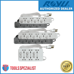 Royu Power Extension Cord One Individual Switches 4 Gang REDEC704 - Image 1